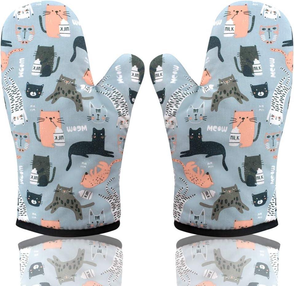 Găng tay nhà bếp, găng tay lò nướng lò nướng lò nướng manee chống nhiệt găng tay cách điện cho thịt nướng bánh pizza bánh pizza bánh 1 cặp