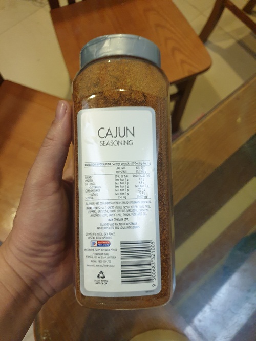 Gia Vị Tẩm Ướp Vị Cajun Mccormick (510g)