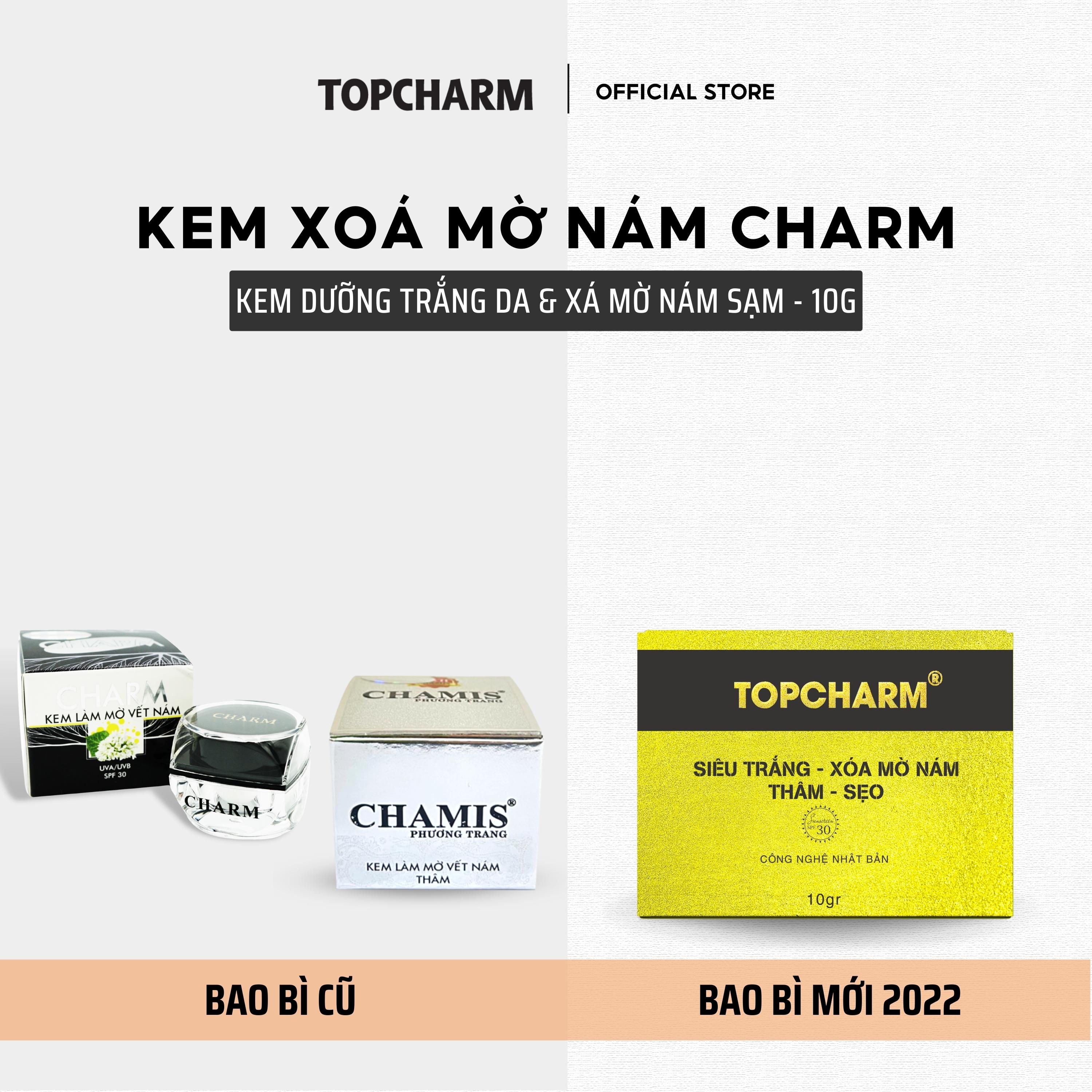 Kem dưỡng nâng tone, giảm mờ nám sạm cho làn da trắng hồng mịn màng Charm