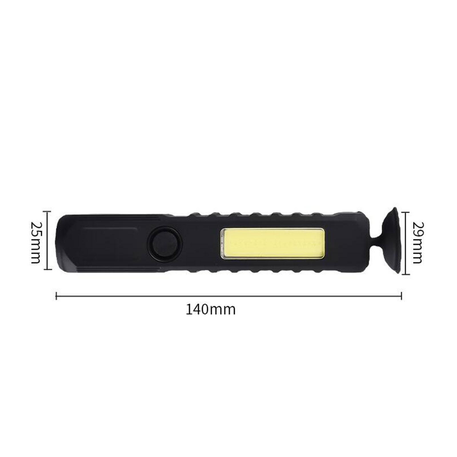 Work Light USB Rechargeable Compact Flashlight for Garage Hiking Backpacking