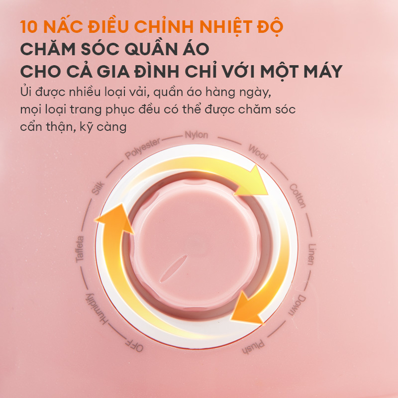 Bàn ủi hơi nước dạng đứng Gaabor GS2000M-PK01A dung tích 1.8L công suất 2000W tạo hơi nước nhanh 30s - Hàng chính hãng