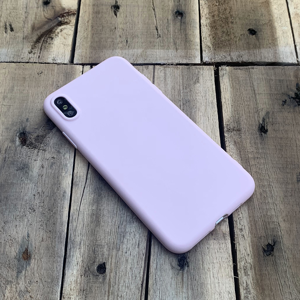 Ốp lưng dẻo mỏng dành cho iPhone X / iPhone XS - Màu hồng