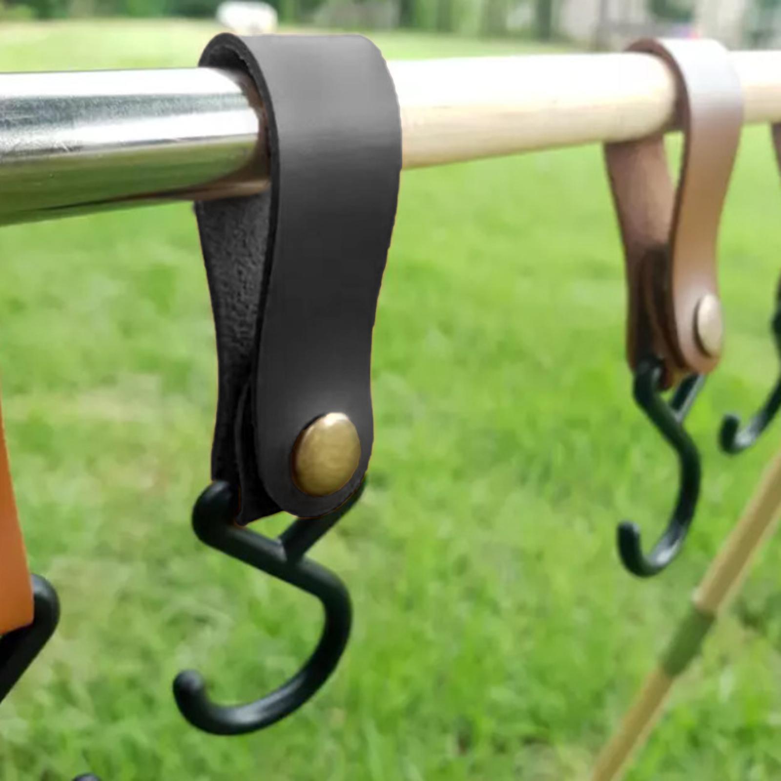 Awning Tent Hanging Hook Camping Hook Hanger Multi Purpose S Shaped Hook for Hanging for Hiking Kitchenware Fishing Travel Towels