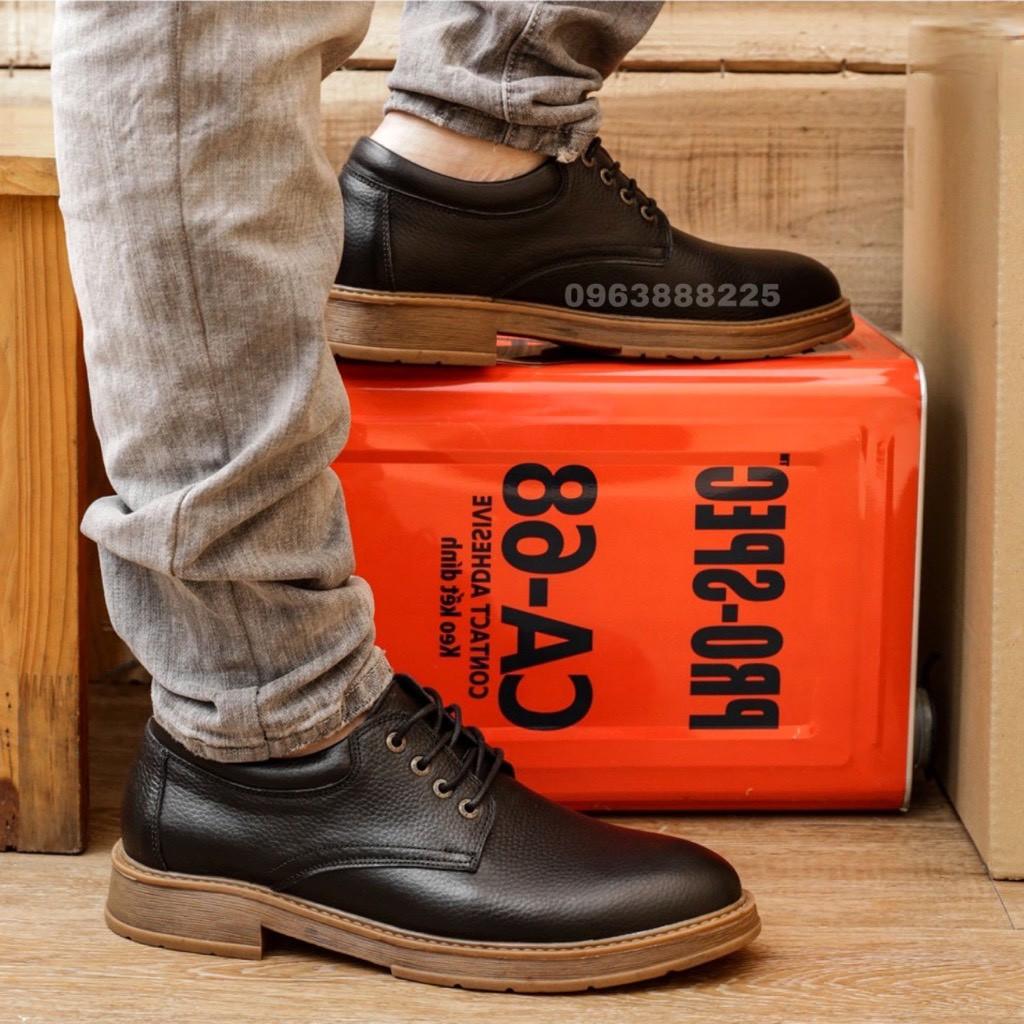 Giày tây cao cấp nam da bò mềm mại phong cách hiện đại bảo hành 1 năm Dr25