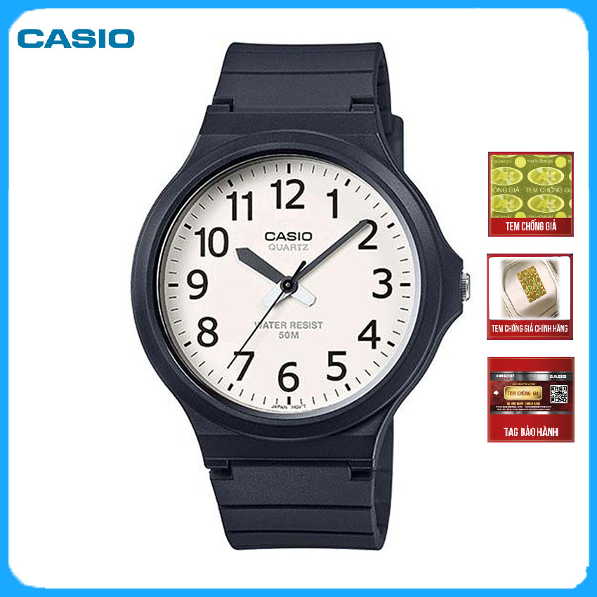 Đồng Hồ Nam Dây Nhựa Casio MW-240-7BVDF