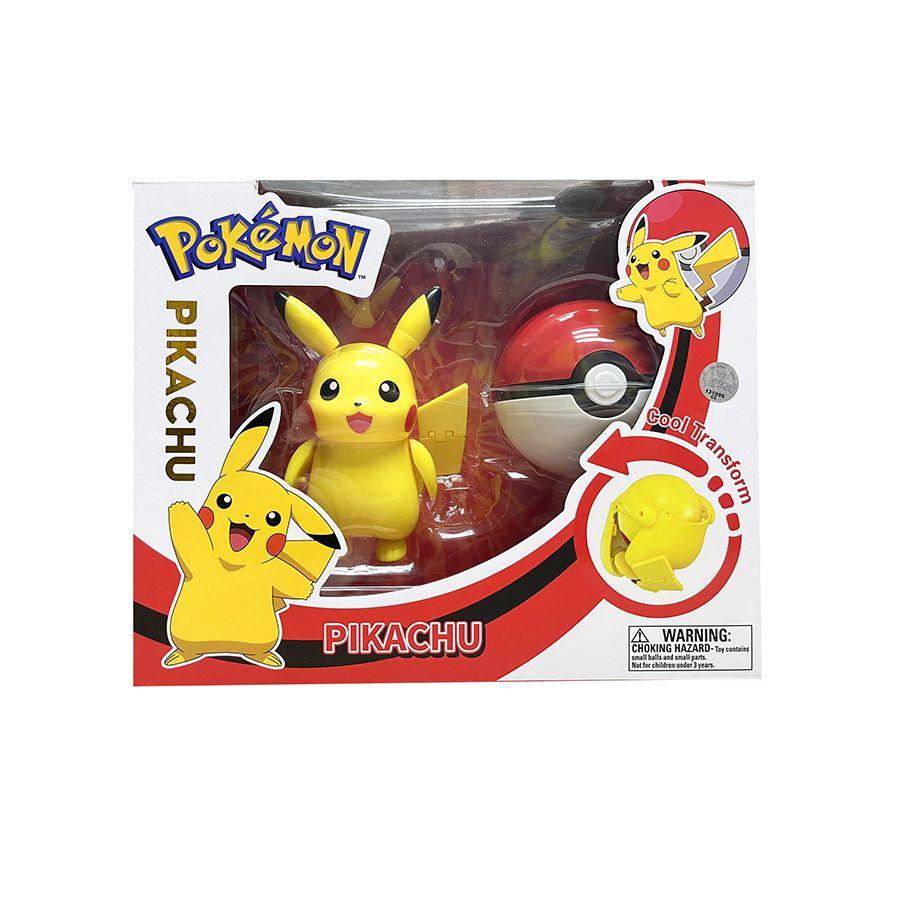 Đồ Chơi Bóng Pokemon Biến Hình: Pikachu - Pokemon Toys ZC8901E