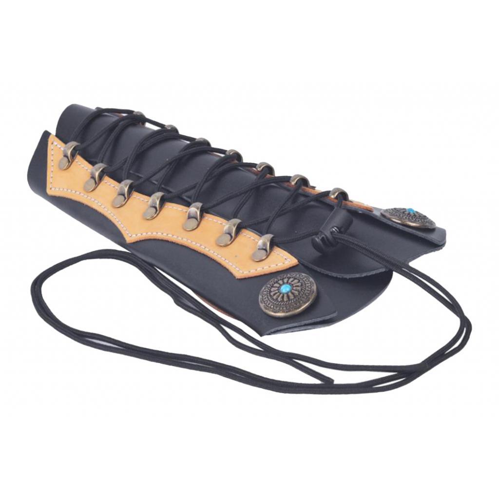 Adjustable Archery Arm Guard Protector Armband Safe Strap Bracer Hunting