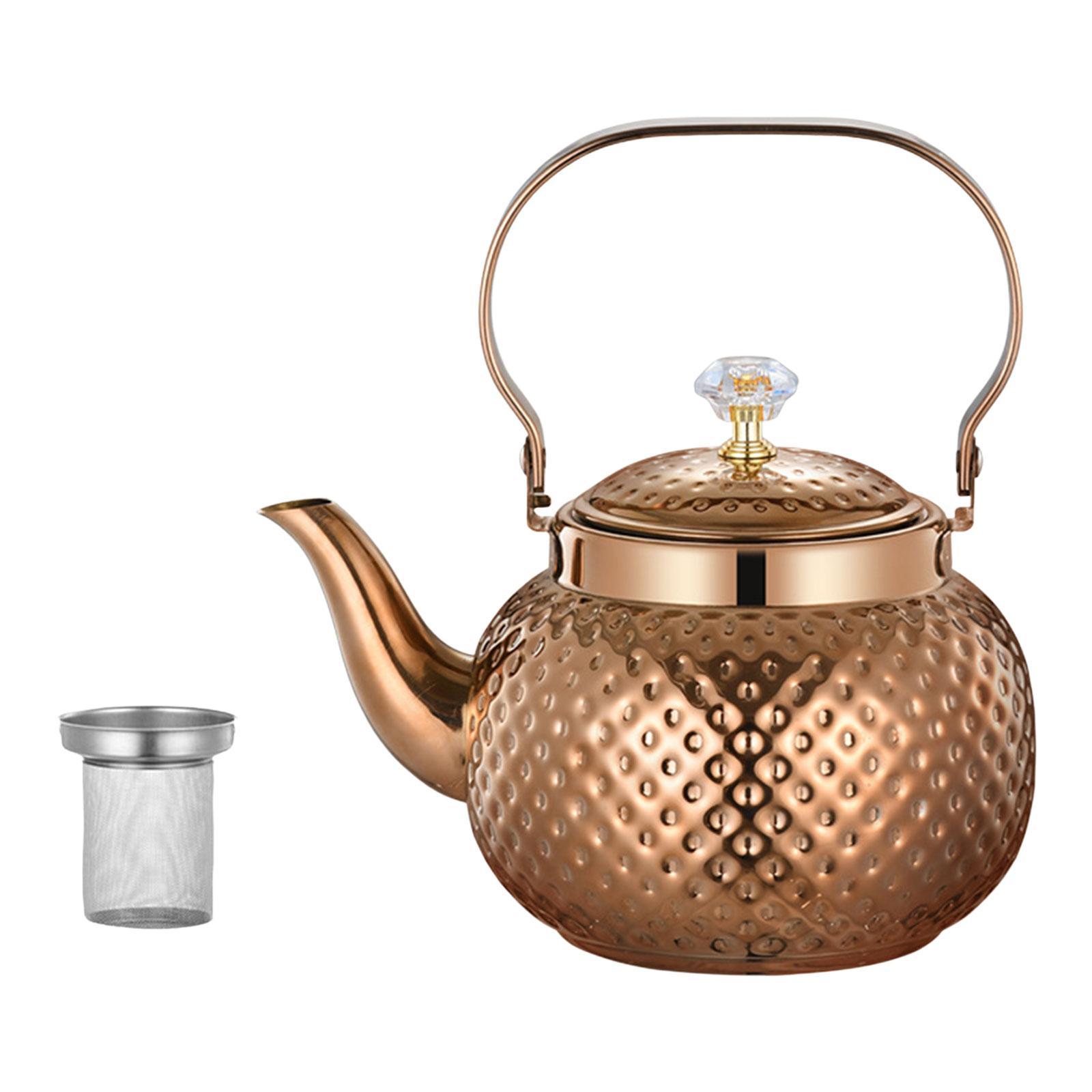 Stovetop Tea Kettle Stainless Steel Teapot with Infuser for picnic Gift