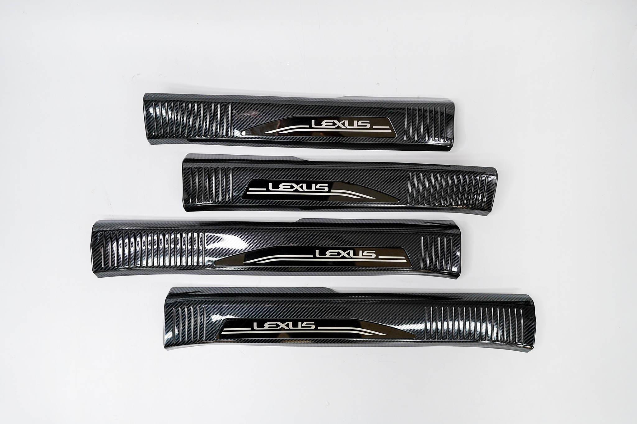 Nẹp Bước Chân Phần Nhựa Cao Cấp Dành Cho Xe Lexus RX350 2023+ Chất Liệu CARBON