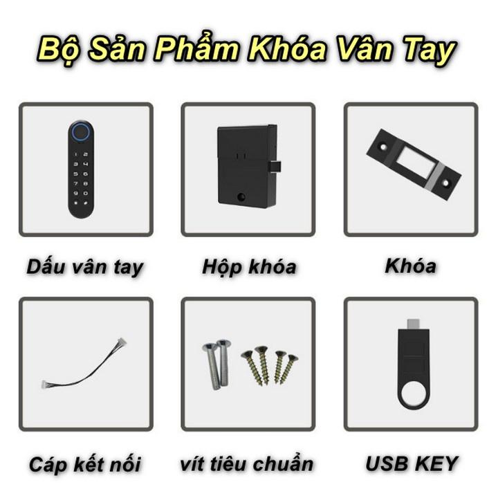 Khóa Vân Tay Mã Số Ngăn Kéo Tủ Đồ - Home and Garden