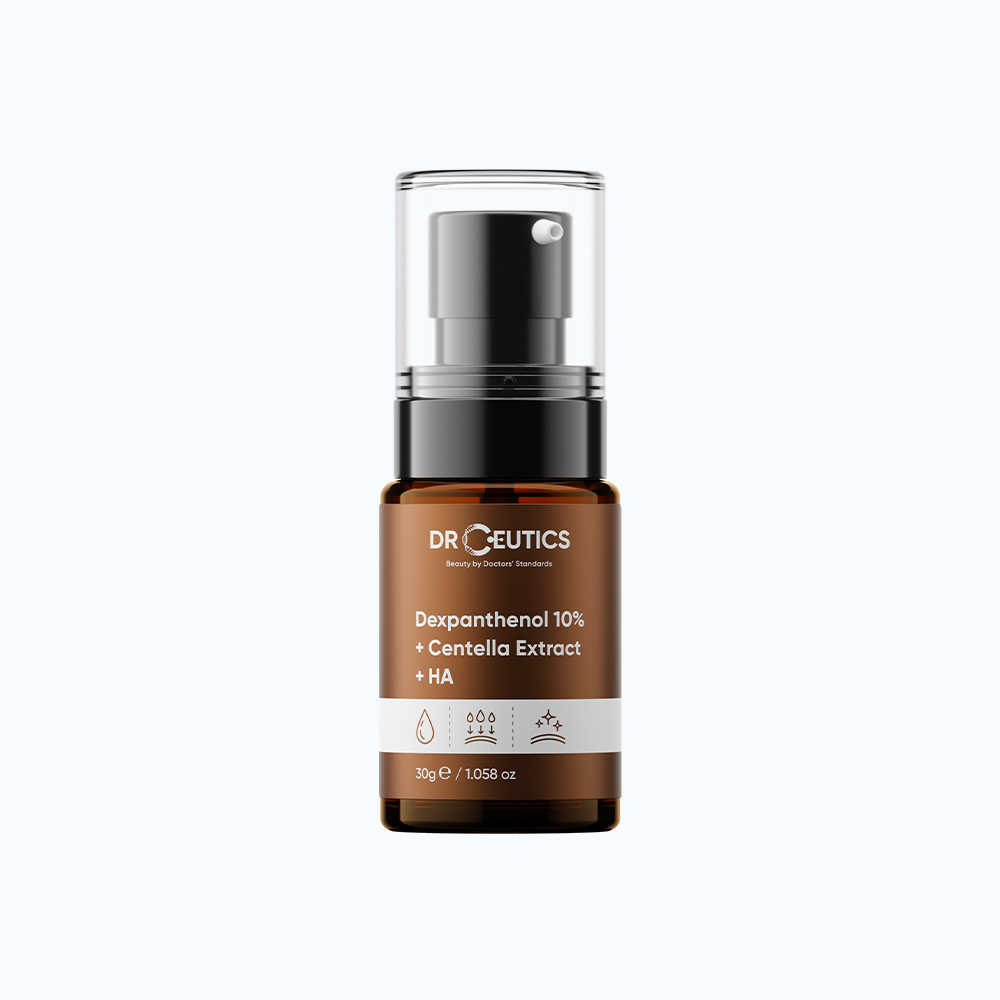 DrCeutics Serum Cấp Ẩm Hỗ Trợ Làm Dịu, Phục Hồi Da Depanthenol 10%+ Centella Extract+ HA (30g/Chai)