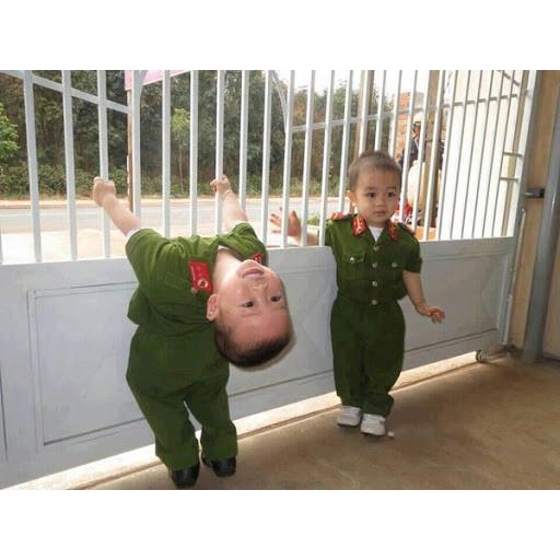 Bộ quần áo công an trẻ em