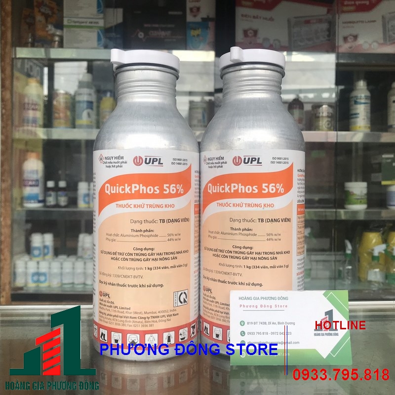 Thuốc khử trùng kho hiệu quả Quickphos56%