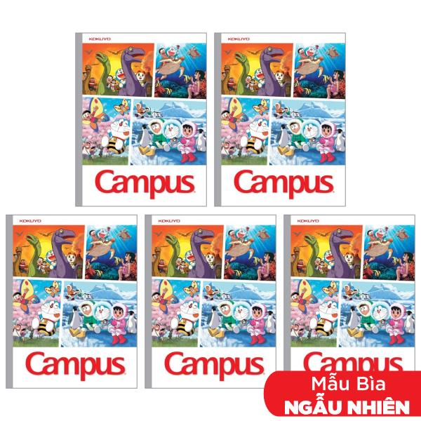 Combo 5 Tập Doraemon Wonderland - A5 4 Ô Ly 96 Trang ĐL 120g/m2 - Campus NB-ADWL96 (Mẫu Màu Giao Ngẫu Nhiên)