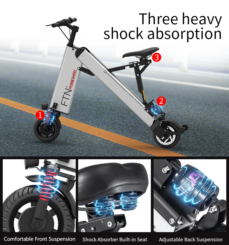 Xe đạp điện thể thao gấp gọn Homesheel A2 pro phiên bản  đặc biệt_Hàng chính hãng