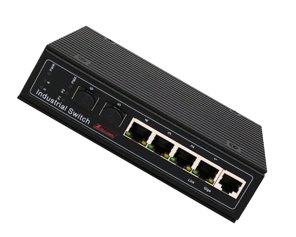 Bộ chuyển mạch 6 port DIN Rail Mount managed Ethernet switch, 4 port Gigabit Ethernet, 2 SFP - Xmethod Network - Hàng chính hãng
