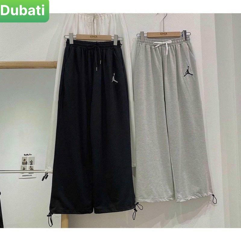 QUẦN JOGGER NAM NỮ UNISEX CHẤT NỈ DÀY DA CÁ ỐNG SUÔNG RỘNG JODAN RÚT DÂY PHONG CÁCH SÀNH ĐIỆU VIP - DUBATI FASHION