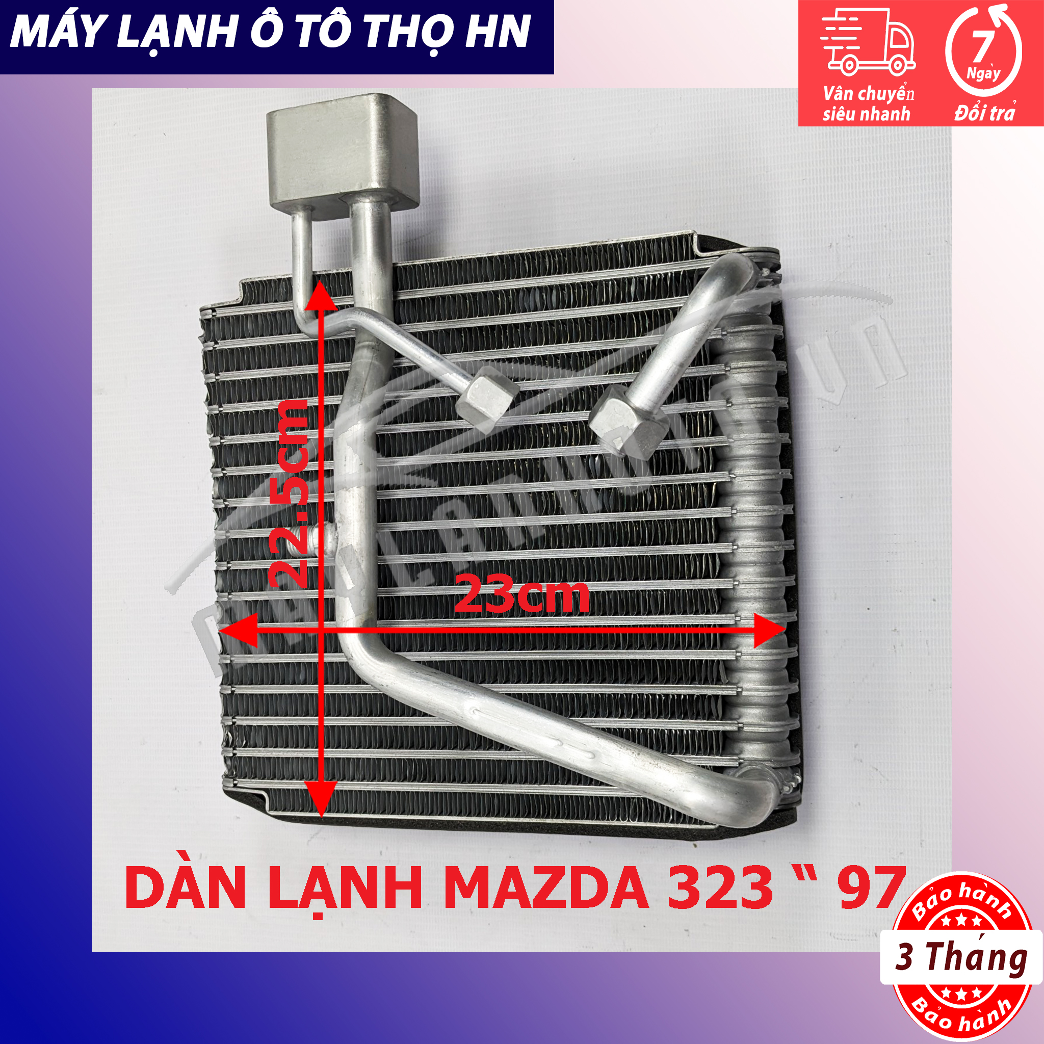 Dàn (giàn) lạnh Mazda 323 1997 Hàng xịn Thái Lan 97 (hàng chính hãng nhập khẩu trực tiếp)