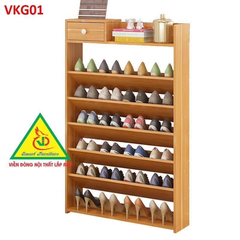 Tủ Giày Hiện Đại Nhiều Ngăn Để Giày, Tiết Kiệm Diện Tích VKG01B - Nội thất lắp ráp Viendong Adv