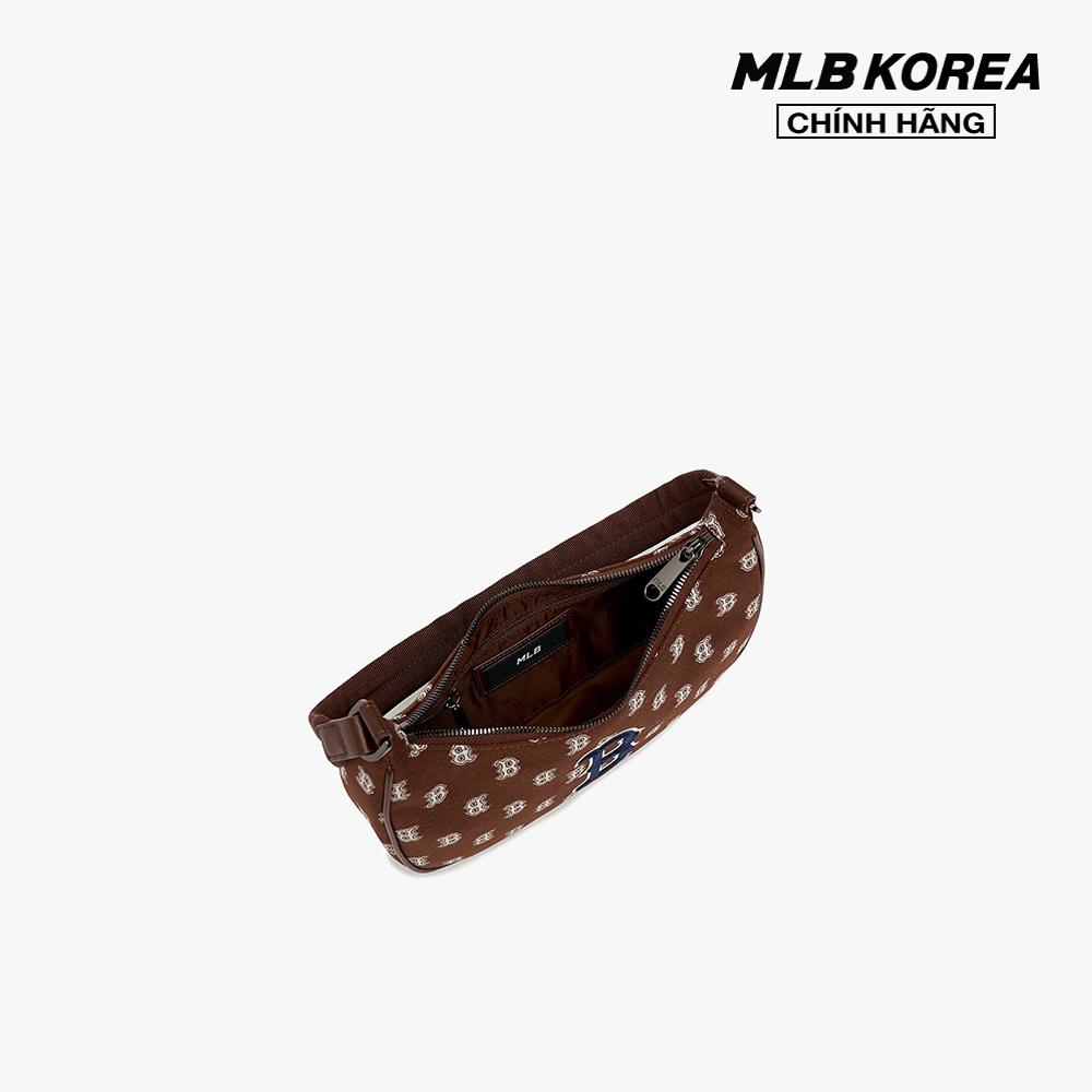 MLB - Túi đeo vai chữ nhật Classic Monogram Jacquard Hobo 3ABQS102N