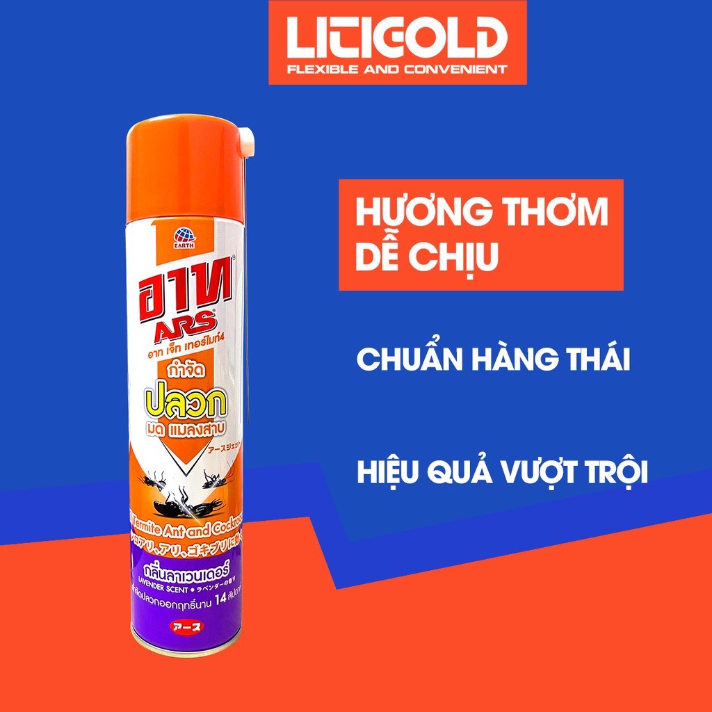 Bình Xịt diệt mối Thái Lan ARS Jet Termite4 600ml