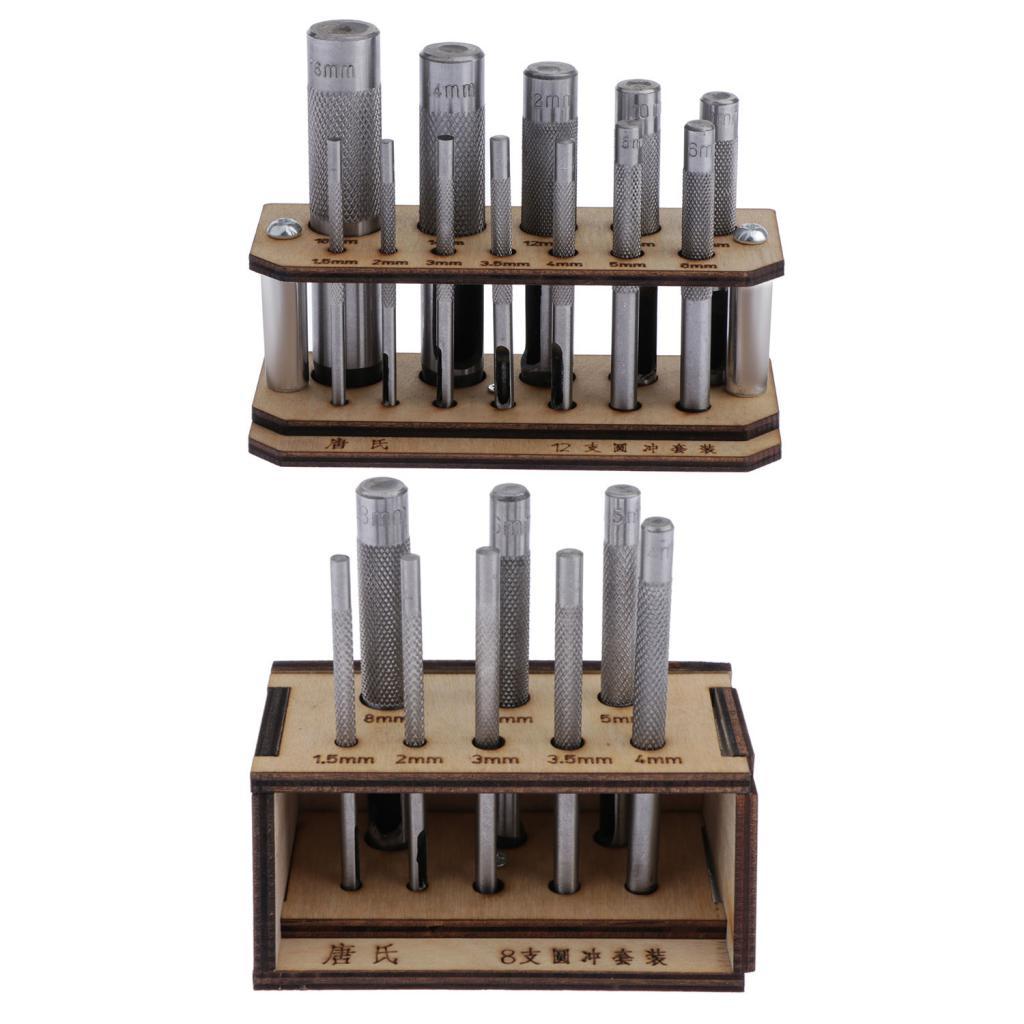 DIY Hollow Hole Leather Punch Cutting Craftstool Punch Cutter Tools for Belt