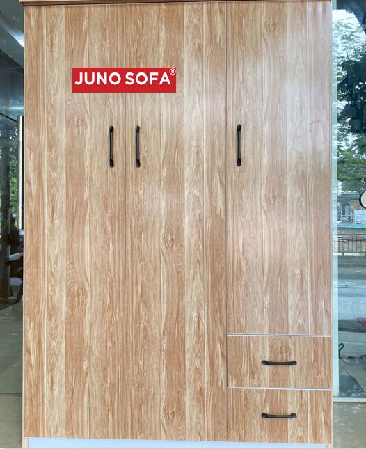 Tủ nhựa Juno Sofa màu vàng 3 cánh 2 ngăn - màu mới