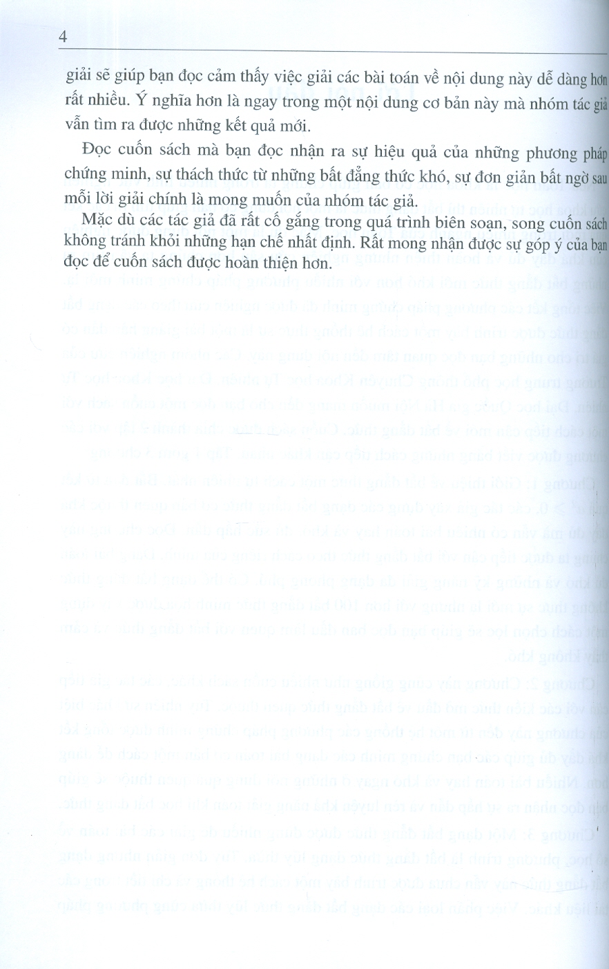 Phương Pháp Sơ Cấp Chứng Minh Bất Đẳng Thức - Tập 1