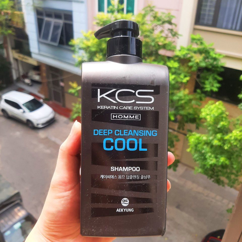 Dầu gội nam ngăn ngừa gàu KCS Keratin Care System Hàn Quốc 550ml