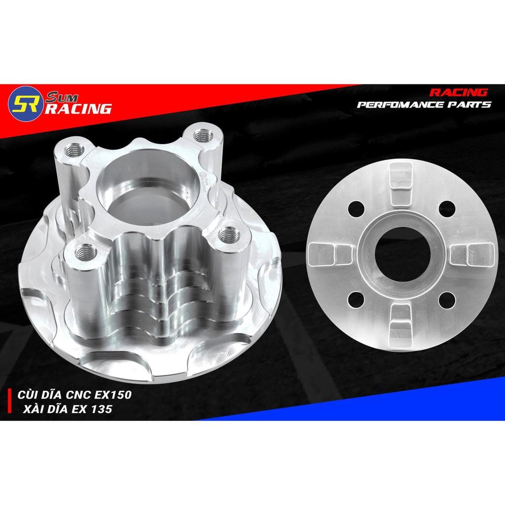 Cùi Dĩa Tải Sum Racing Nhôm CNC Nguyên Khối Gắn Winner, Sonic, Exciter 150