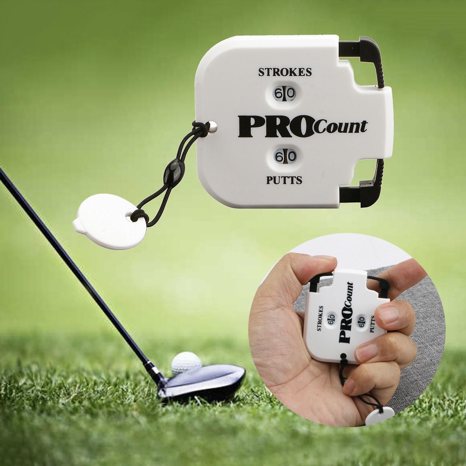 2-5pack Golf  Counter Key Chain Indicator Keeper Supplies r White