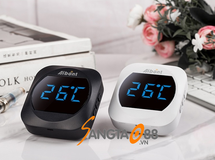 Chuông cửa không dây hiển thị nhiệt độ Aibont R195-WW