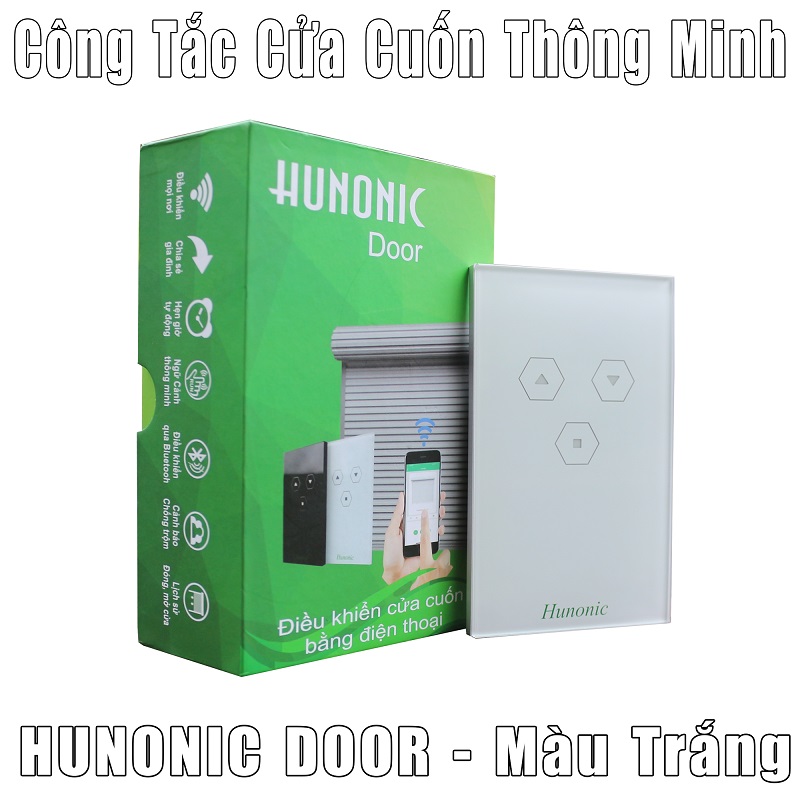 Công tắc cửa cuốn thông minh Hunonic điều khiển bằng điện thoại