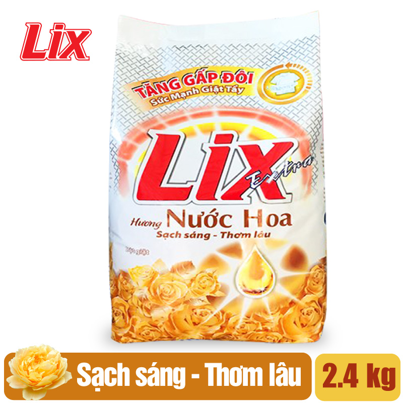 Bột giặt Lix extra hương nước hoa 2.4kg EH030