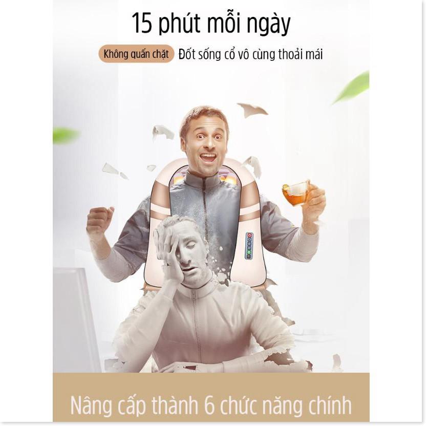 ️ Máy massage vai gáy điện 6 nút chức năng