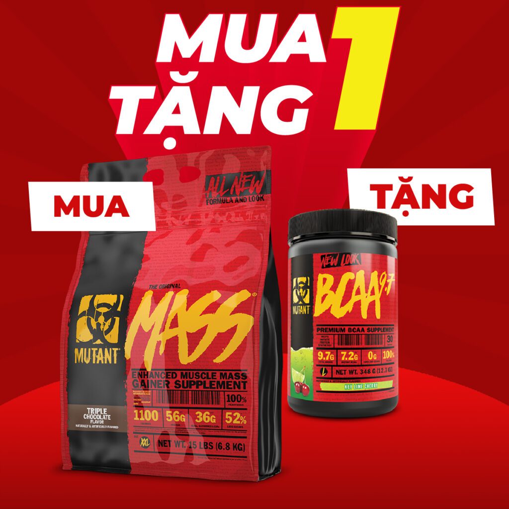 Sữa Tăng Cân MUTANT MASS 15Lbs