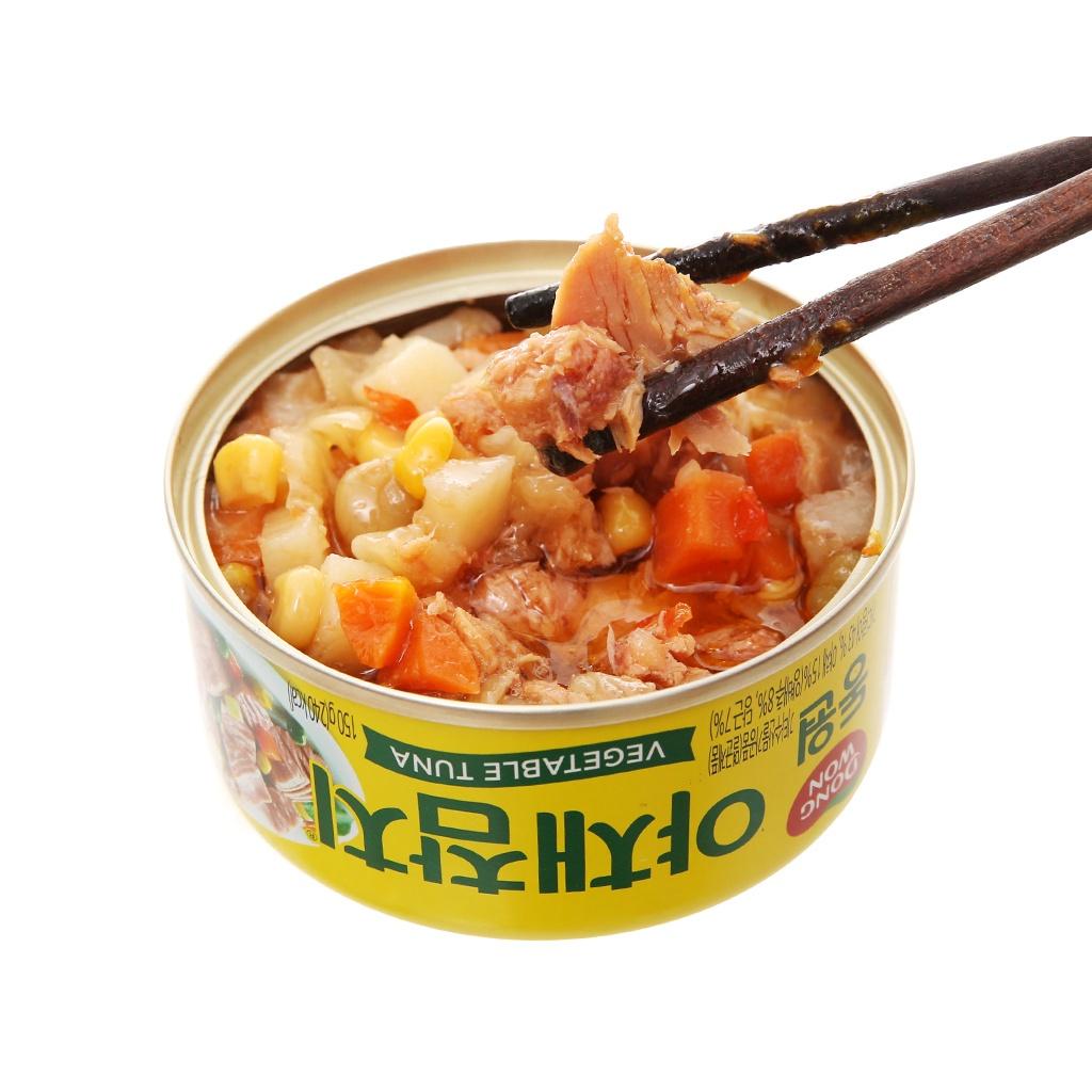 Cá ngừ trộn rau củ Dongwon Hàn Quốc 150g