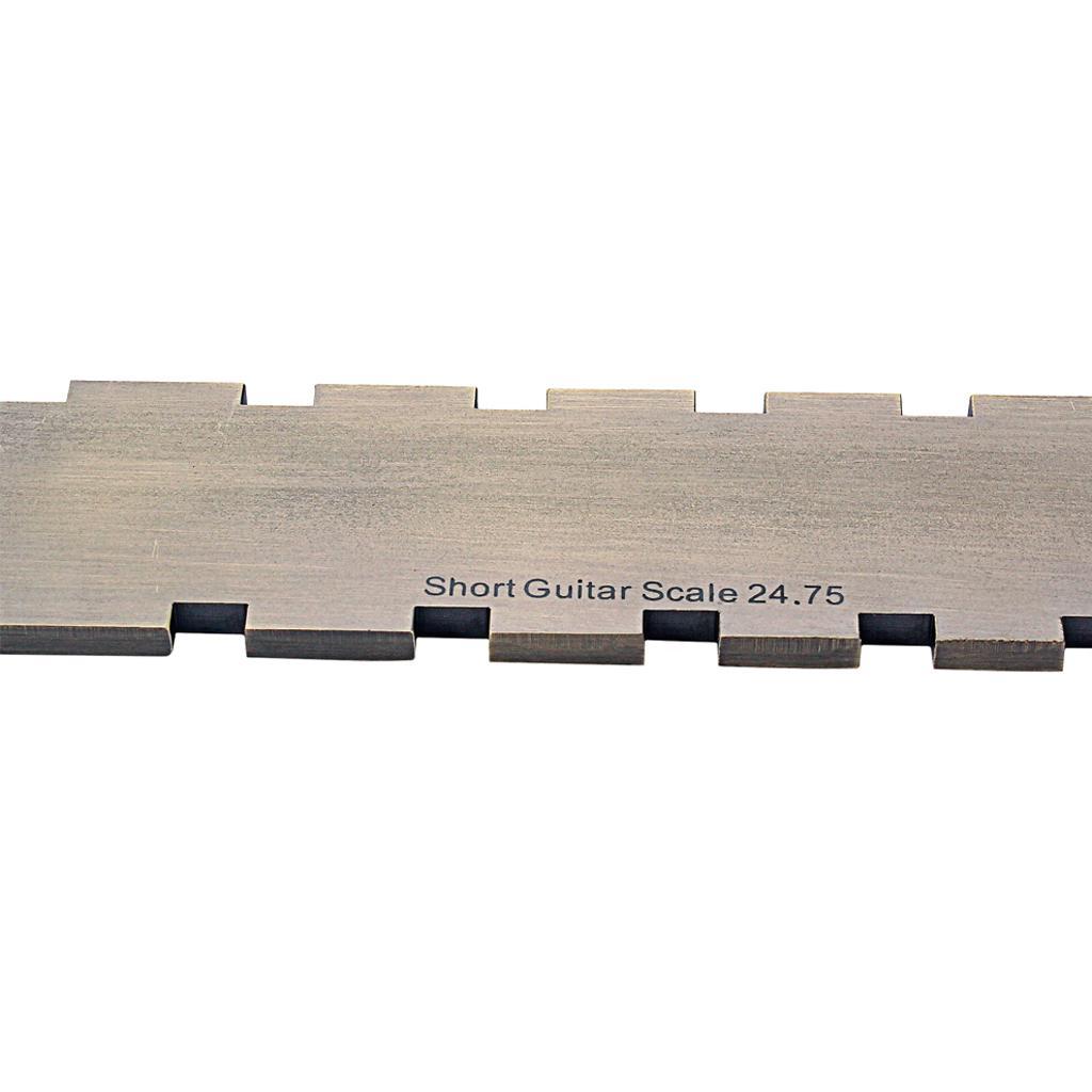 1x Guitar Neck Notched Straight Edge for Guitars Repiar