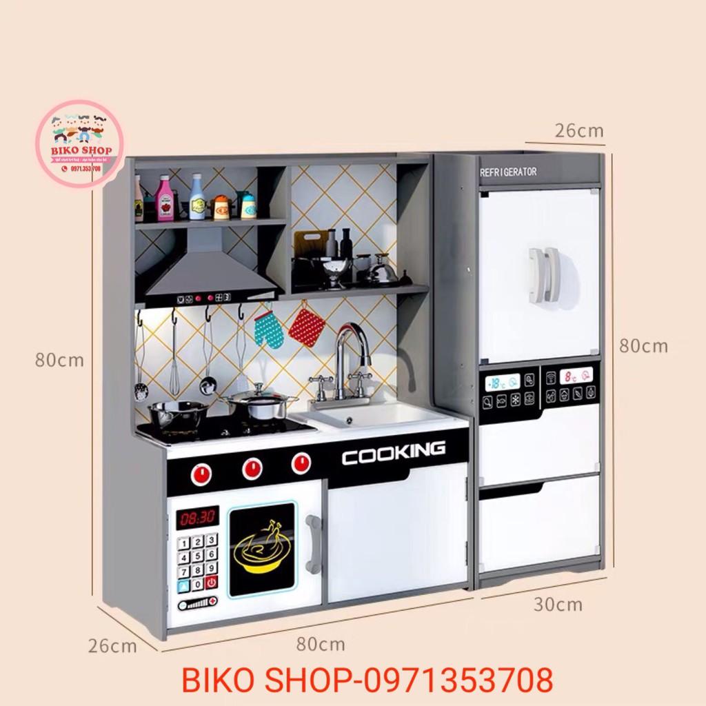 Combo bếp kèm tủ lạnh 80cm có âm thanh