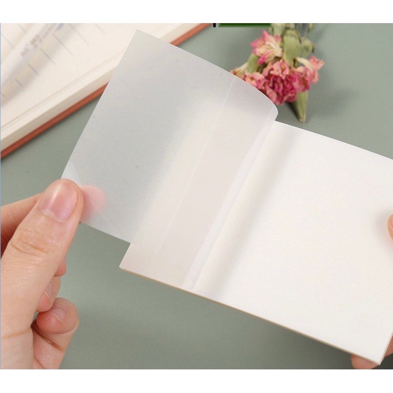 Giấy nhớ trong suốt 3x3 siêu tiện dụng