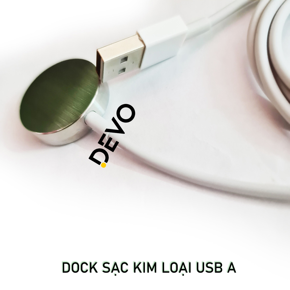 Dock sạc pin cho đồng hồ Apple Watch Thế hệ 1/2/3/4/5/6/SE/7/8/9/SE2 / Apple Watch Ultra1/2 DEVO - Hàng Nhập Khẩu