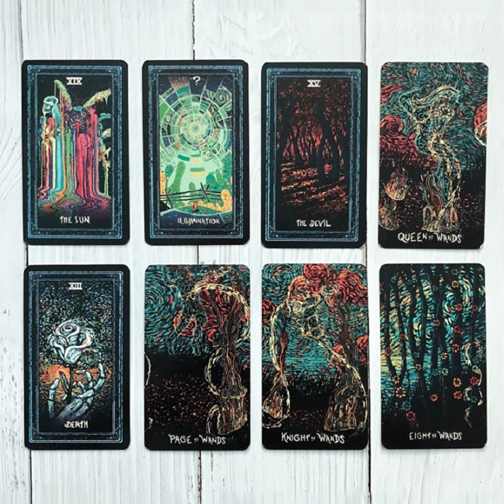 [Size Gốc] Bài Tarot Prisma 78 Lá 7x12 Cm Tặng Link Hướng Dẫn Tiếng Việt Và Đá Thanh Tẩy