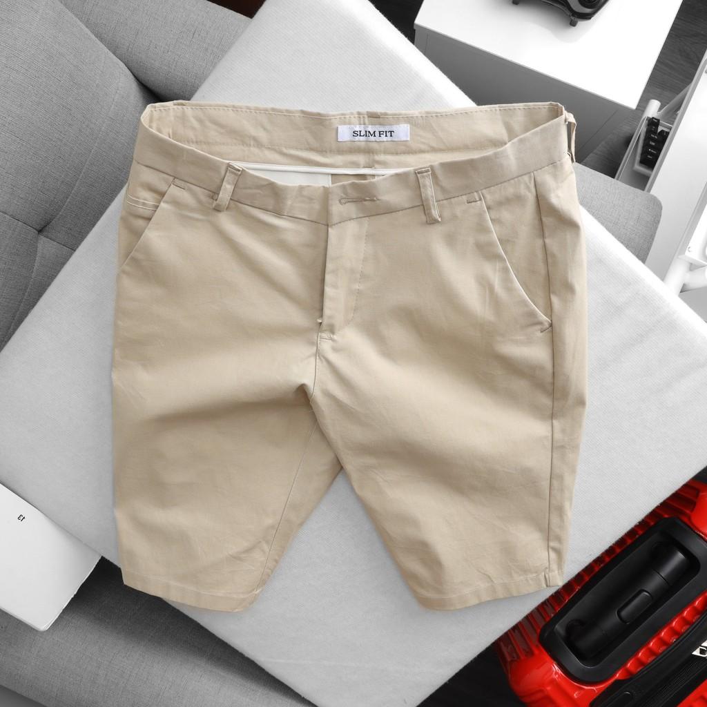 Quần short POTIMAN chất vải linen mới xuất dư xịn mềm mịn, thoáng mát 5 màu basic cực hót