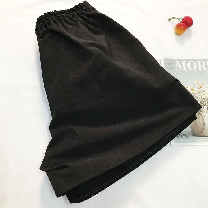 Quần đùi nữ từ 45-52kg - quần short nữ vải kaki mềm mát Lưng Cao - QU63