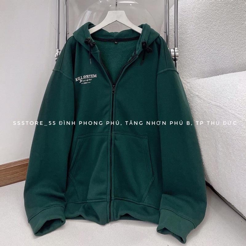 Áo Khoác Nỉ Kill SYS Đẹp Chuẩn Form Dáng Rộng Unisex Hot Trend