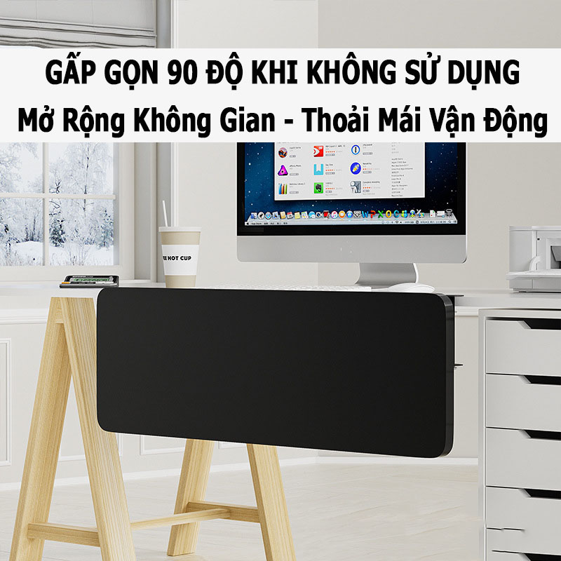 Tấm mở rộng máy tính để bàn, không đục lỗ, khung mở rộng mở rộng, bàn phím bàn máy tính, tựa tay, phần mở rộng gấp