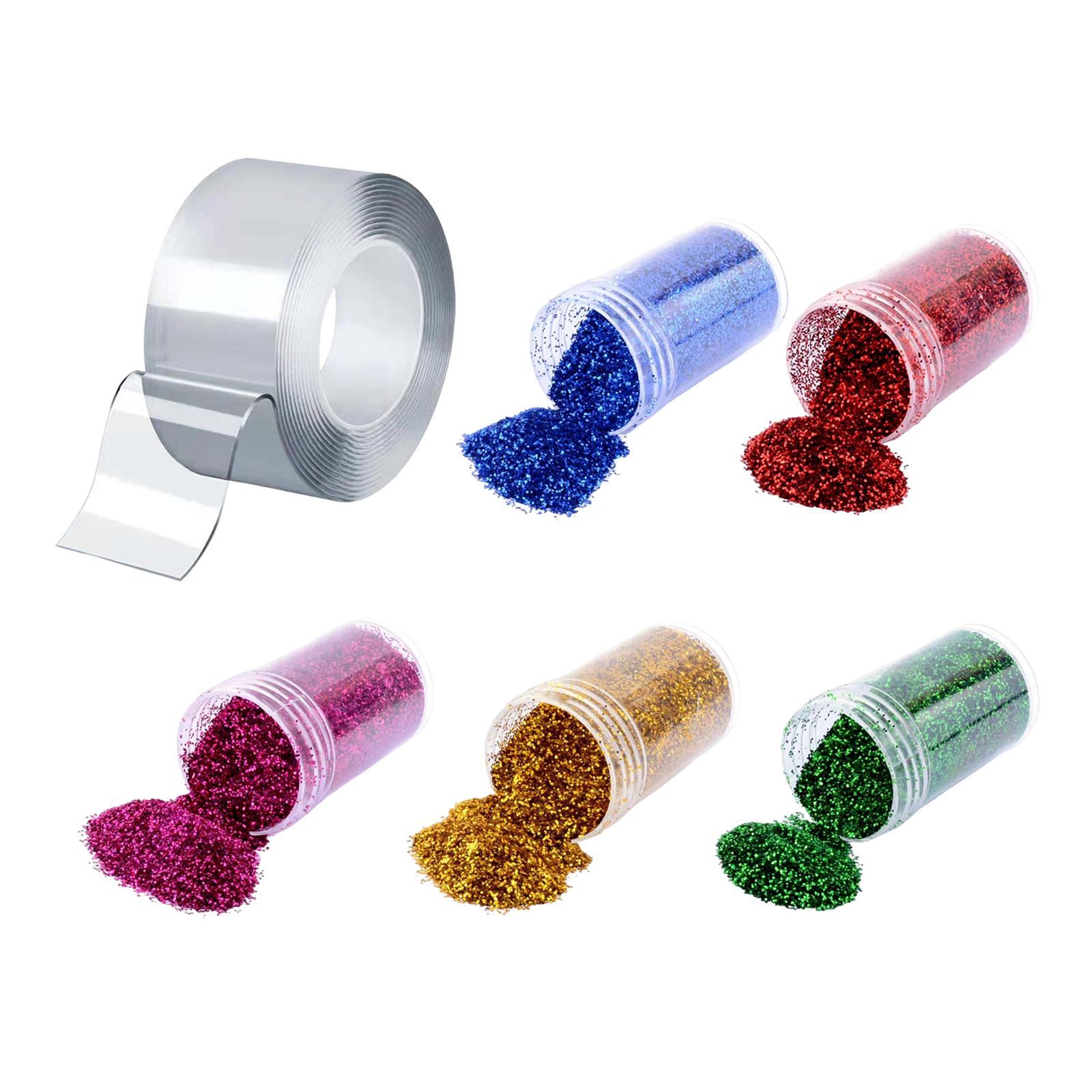 Entertainment Sticky Tape with Glitter Powder 1mm Thickness Party Game