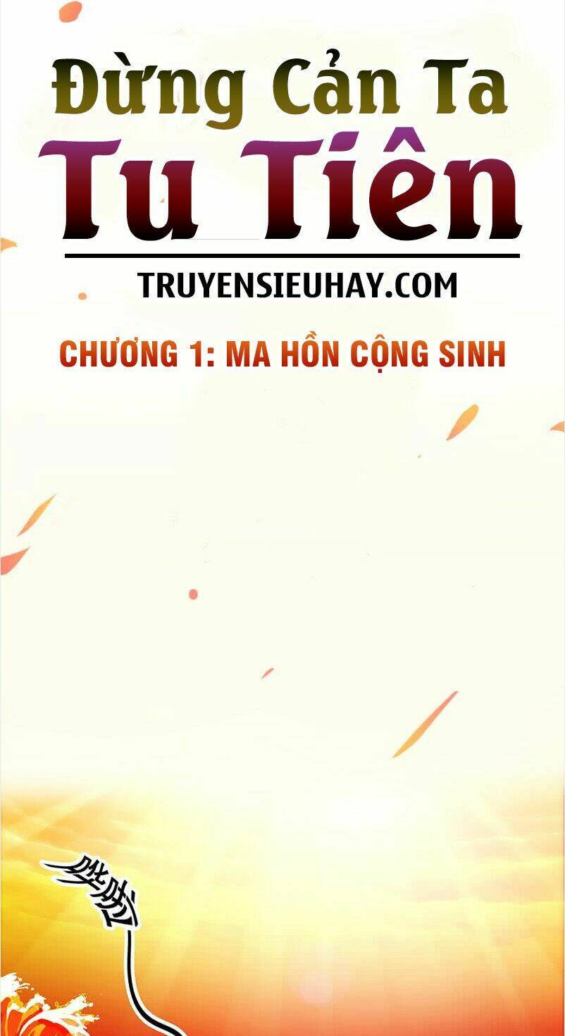 đừng cản ta tu tiên chapter 1 2