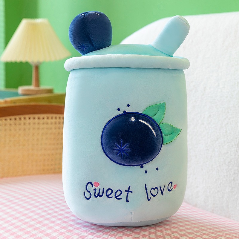 Thú Bông Trà Sữa Trái Cây Sweet Love Siêu Dễ Thương Hàng Cao Cấp (25cm---&gt;70cm) Gối Ôm Ly Trà Sữa Trái Cây Mềm Mịn Êm Ái Hot Trend