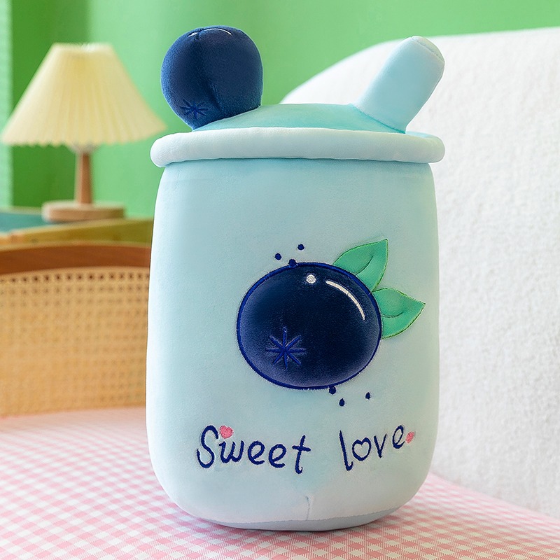 Thú bông trà sữa trái cây Sweet love siêu dễ thương hàng cao cấp (25cm---&gt;70cm) Gối ôm ly trà sữa trái cây mềm mịn êm ái hot trend